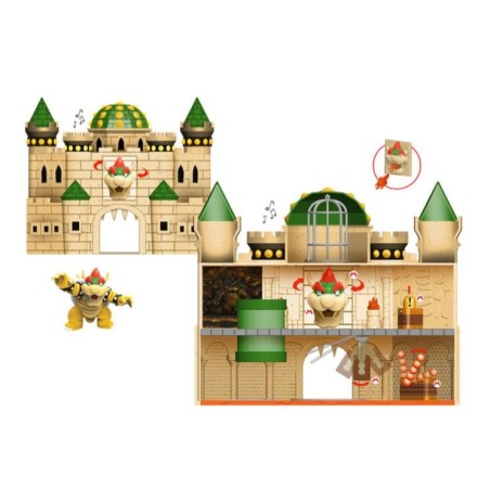 Super Mario - World of Nintendo  playset Deluxe Bowser Castle