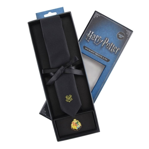 Harry Potter - Set cravate & badge Hogwarts