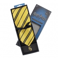Harry Potter - Set cravate & badge Hufflepuff