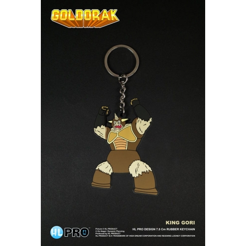 Goldorak - Porte-clés caoutchouc King Gori 7 cm