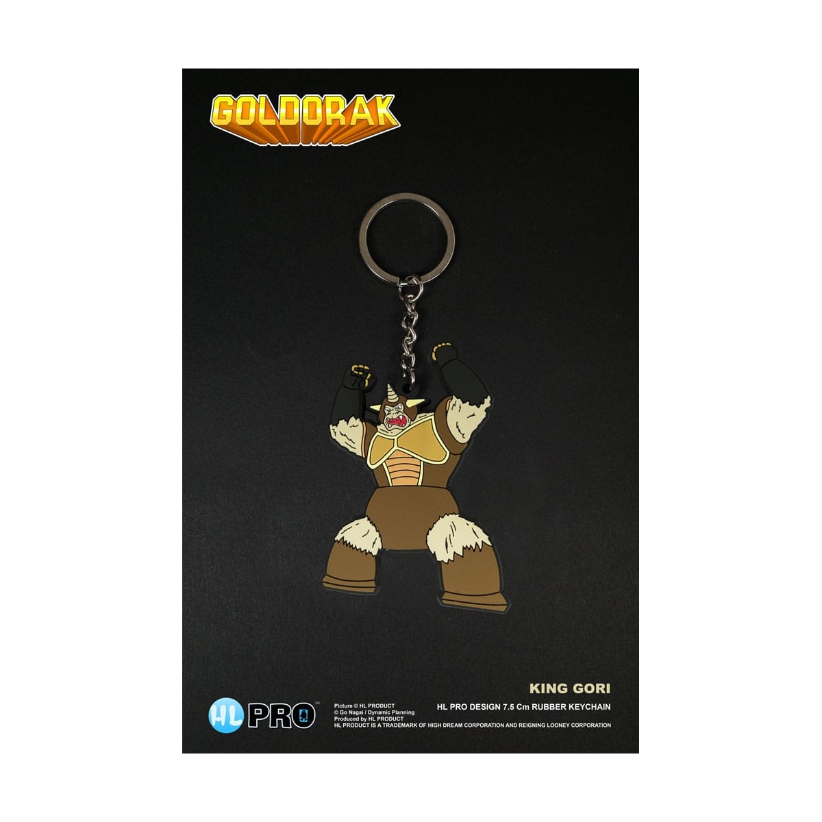 Goldorak - Porte-clés caoutchouc King Gori 7 cm - Figurine-Discount