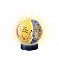 Pokémon - Puzzle 3D NightLight Puzzle Ball (72 pièces)