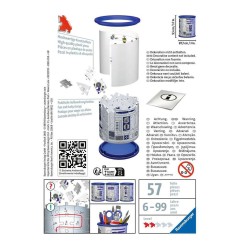 Star Wars - Puzzle 3D Pot à crayons R2-D2 (57 pièces)