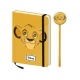 Le Roi lion - Set cadeau carnet de notes avec stylo Simba