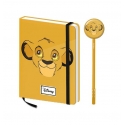 Le Roi lion - Set cadeau carnet de notes avec stylo Simba