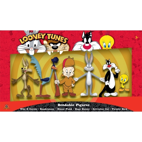 Looney Tunes - Pack 6 figurines flexibles