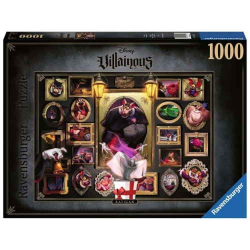 Disney Villainous - Puzzle Basil, détective privé Ratigan (1000 pièces)