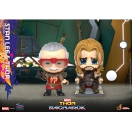 Thor : Ragnarok - Figurines Cosbaby (S) Stan Lee & Thor 10 cm