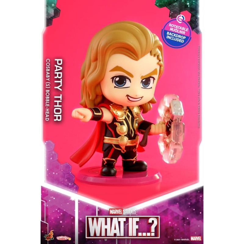 Marvel - What If...? figurine Cosbaby (S) Party Thor 10 cm