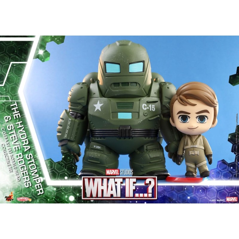 Marvel - What If...? figurines Cosbaby (S) Hydra Stomper & Steve Rogers 10 cm Marvel - What If...? figurines Cosbaby (S) Hydra Stomper & Steve Rogers 10 cm