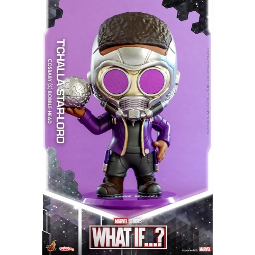 What If...? - Figurine Cosbaby (S) T'Challa Star-Lord 10 cm