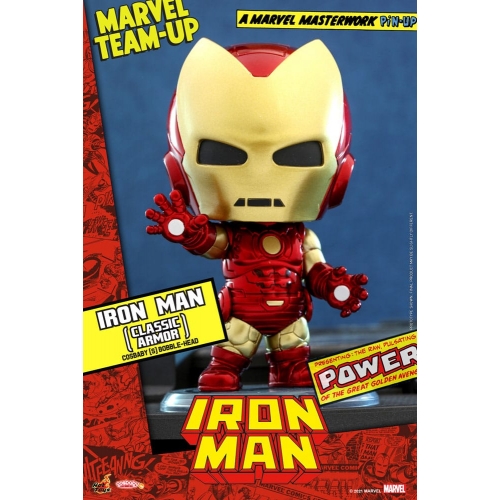 Marvel Comics - Figurine Cosbaby (S) Iron Man (Classic Armor) 10 cm
