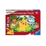 Pokémon - Puzzle XXL Pikachu & Friends (2 x 24 pièces)