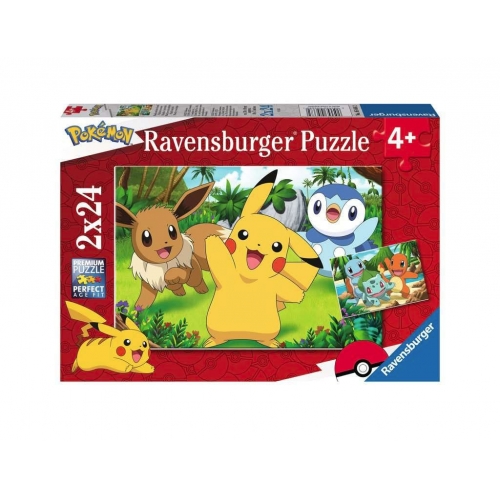 Pokémon - Puzzle XXL Pikachu & Friends (2 x 24 pièces)