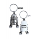 Star Wars - Porte-clés plaqué argent R2-D2 Beep-Beep