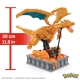 Pokémon - Jeu de construction Mega Construx Dracaufeu en mouvement 30 cm