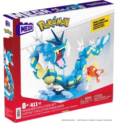 Pokémon - Jeu de construction Mega Construx Coffret Évolution Magicarpe