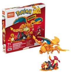 Pokémon - Jeu de construction Mega Construx Coffret Évolution Salamèche