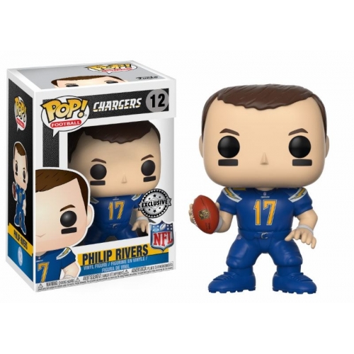 NFL - Figurine POP! Philip Rivers (Los Angeles Chargers) 9 cm
