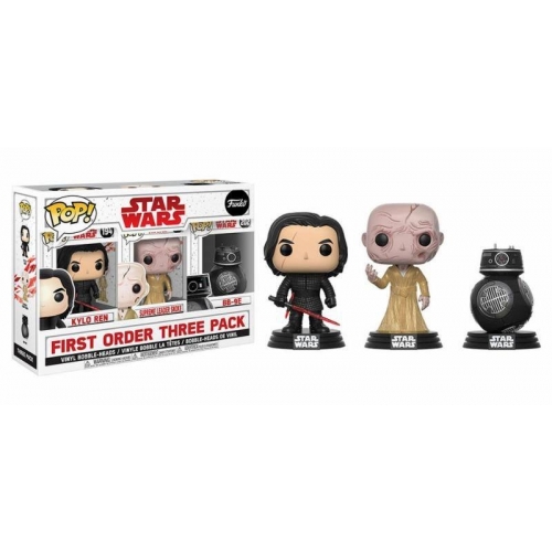 Star Wars Episode VIII - Pack 3 figurines POP! First Order 9 cm