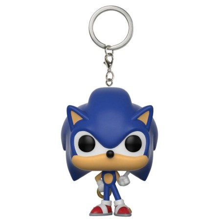Sonic The Hedgehog - POP! Vinyl porte-cles Sonic (Ring) 4 cm