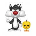 Looney Tunes - Figurine POP! Sylvester & Tweety 9 cm