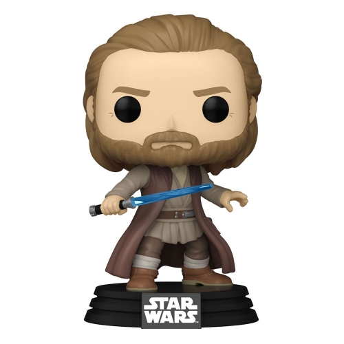 Star Wars : Obi-Wan Kenobi - Figurine POP! Obi-Wan (battle pose) 9 cm