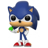 Sonic The Hedgehog - Figurine POP! Sonic (Emerald) 9 cm