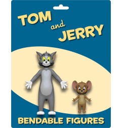 Tom & Jerry - Pack 2 figurines flexibles  6 - 15 cm