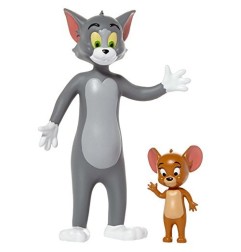 Tom & Jerry - Pack 2 figurines flexibles  6 - 15 cm