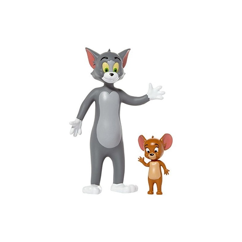 Tom & Jerry - Pack 2 figurines flexibles  6 - 15 cm