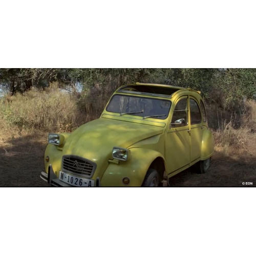 James Bond - Kit complet maquette Citroen 2 CV