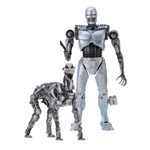 The Terminator vs RoboCop - Pack 2 figurines EndoCop & Dog 18 cm
