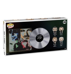 U2 - Pack 4 figurines POP! Albums DLX Vinyl POP 9 cm