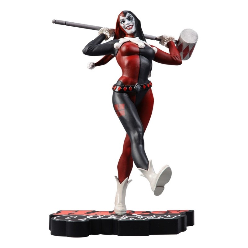 DC Comics - DC Direct statuette Resin Harley Quinn: Red White & Black (Harley Quinn by Stjepan Sejic) 19 cm