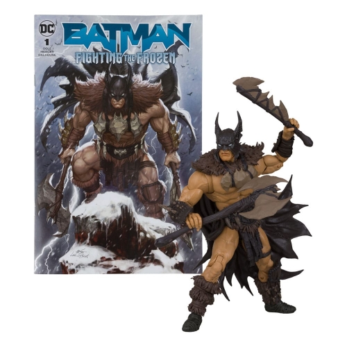 DC Direct Page Punchers - Figurine et comic book Batman (Batman: Fighting The Frozen Comic) 18 cm