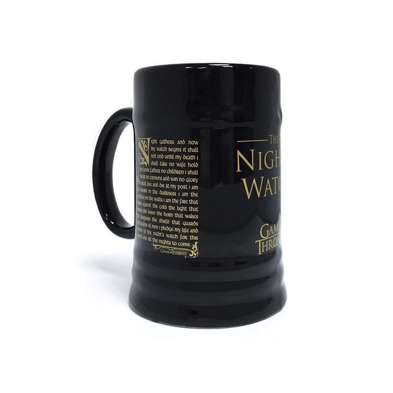Le TrÃ'ne de fer - Le Trone de fer chope ceramique Night's Watch Oath