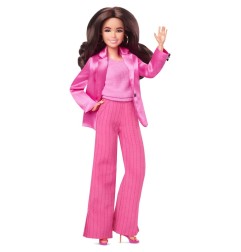 Barbie The Movie - Poupée Gloria Wearing Pink Power Pantsuit