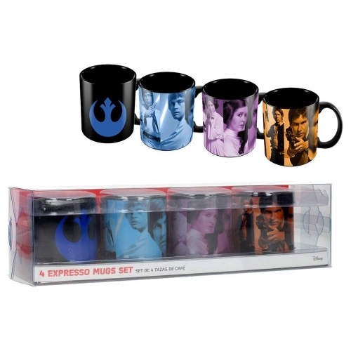 Star Wars Episode VIII - Set tasses Espresso Rebels