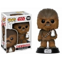 Star Wars Episode VIII - Figurine POP! Bobble Head Chewbacca & Porg 9 cm