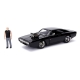 The Fast and Furious Hollywood Rides - Réplique 1/24 Dodge Charger 1970 avec figurine Dom Toretto