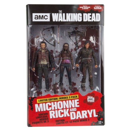 Walking Dead - The  TV Version pack 3 figurines Heroes 13 cm