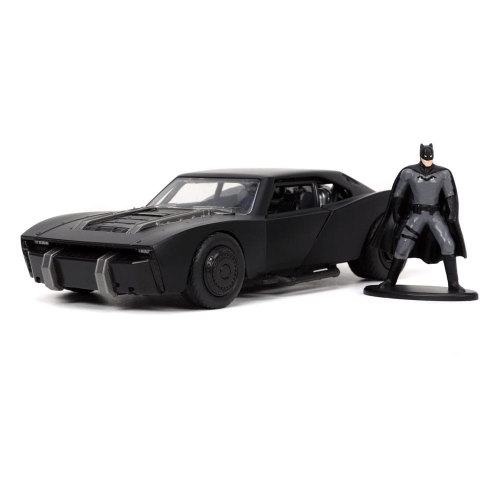 Batman Hollywood Rides 2022 - Réplique 1/32 Batmobile métal 2022 avec figurine de Batman