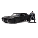 Batman Hollywood Rides 2022 - Réplique 1/32 Batmobile métal 2022 avec figurine de Batman