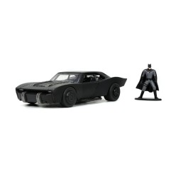 Batman Hollywood Rides 2022 - Réplique 1/32 Batmobile métal 2022  avec figurine de Batman