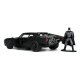 Batman Hollywood Rides 2022 - Réplique 1/32 Batmobile métal 2022  avec figurine de Batman