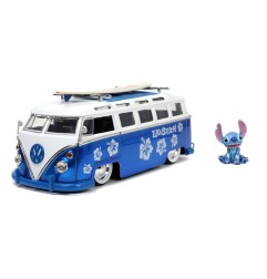 Lilo & Stitch - 1/24 Hollywood Rides 1962 VW Bus avec Stitch figurine