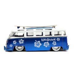 Lilo & Stitch - 1/24 Hollywood Rides 1962 VW Bus avec Stitch figurine