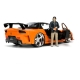 Fast & Furious Hollywood Rides - Réplique 1/24 Mazda RX7 1997 avec figurine Han