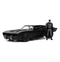 Batman - 2022 1/24 Hollywood Rides 2022 Batmobile métal avec figurine